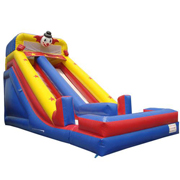 inflatable big clown slide